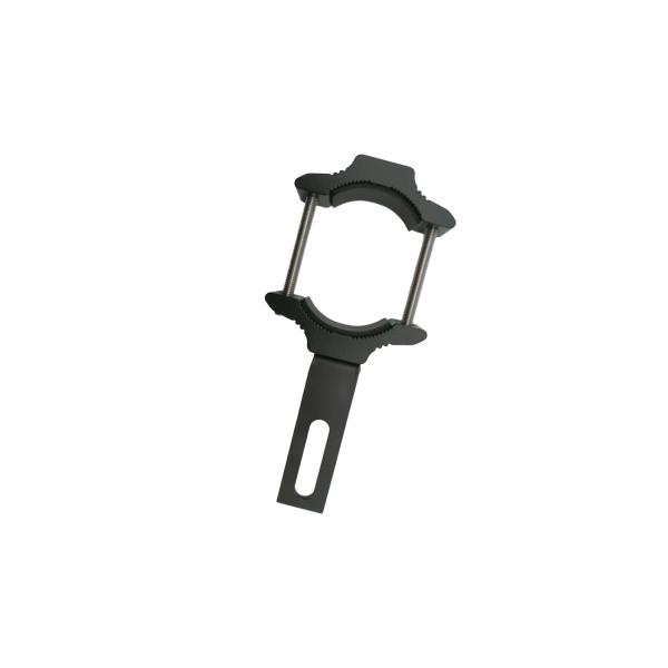 オートバイドライビングライトマウントブラケット延長 25-52 ミリメートル黒バンパーホルダーアクセサリープロフェッショナル多目的調整可能な