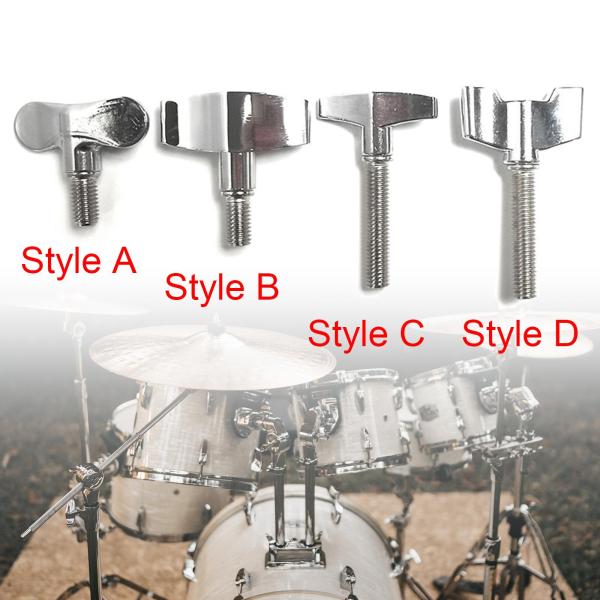 ドラマー用メタルスタンドシンバルウイングナット交換用メタルブラケット、高耐久調節可能なユニバーサルナットネジ、パーカッションパーツアクセサリ