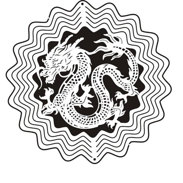 ドラゴン風スピナークラフト反射色回転ペンダントアートガーデン装飾装飾品フロントポーチ庭壁窓新築祝いギフト