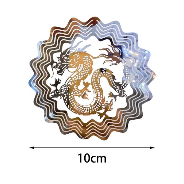 ドラゴン風スピナークラフト反射色回転ペンダントアートガーデン装飾装飾品フロントポーチ庭壁窓新築祝いギフト