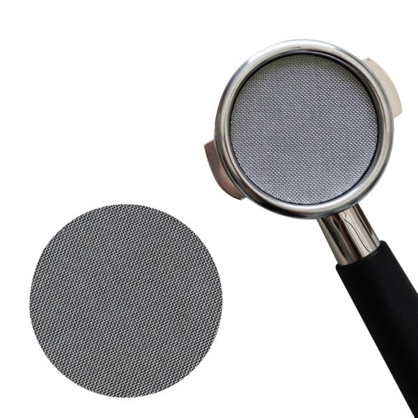 コーヒーフィルター交換用、エスプレッソフィルター、プロフェッショナル、再利用可能な厚さ1.7mm、エスプレッソパックスクリーン、エスプレッソ
