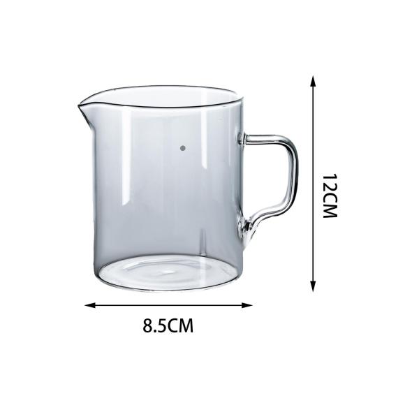 コーヒーメーカーポット コーヒーカラフェ 実用的 再利用可能 ミルクジュース ガラスジャグ ホウケイ酸ガラスカラフェ 家庭用 家族 バリスタ