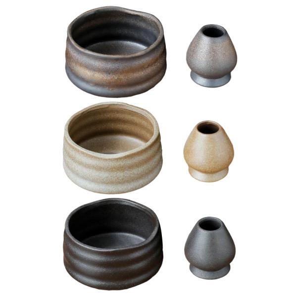 抹茶ボウルと抹茶泡立て器ホルダー 抹茶セラミックボウル 手作り抹茶ボウル ホリデー 伝統的 セレモニー オフィス パーティー ギフト用