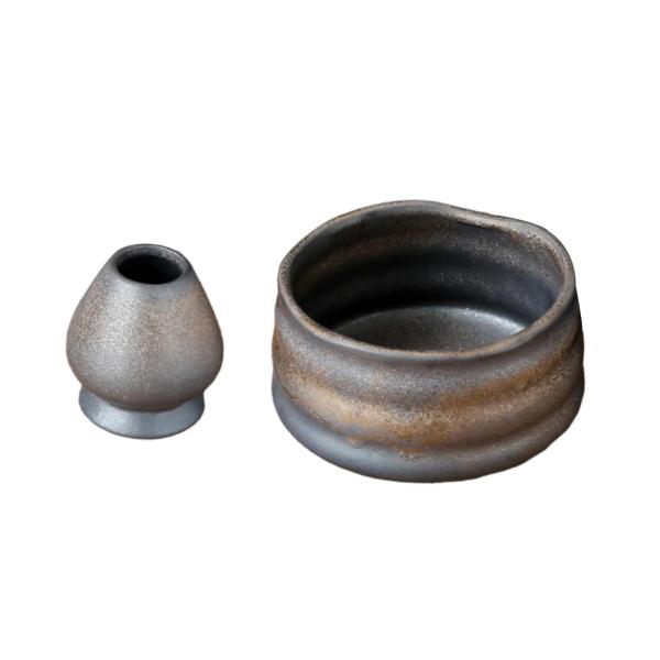 抹茶ボウルと抹茶泡立て器ホルダー 抹茶セラミックボウル 手作り抹茶ボウル ホリデー 伝統的 セレモニー オフィス パーティー ギフト用