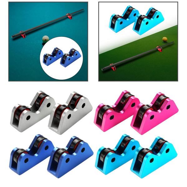 2x スヌーカークラブローラー真直度検出器プールビリヤードキュー真直度チェッカーバークラブメンテナンスビリヤードアクセサリー検査ツール