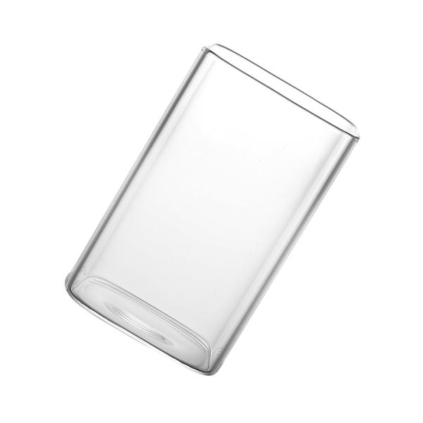 ハイボールグラス背の高いガラスカップスクエアエレガントな誕生日プレゼントホットコールド飲料水ガラス高ホウケイ酸透明ガラス製品ミルクガラスカッ