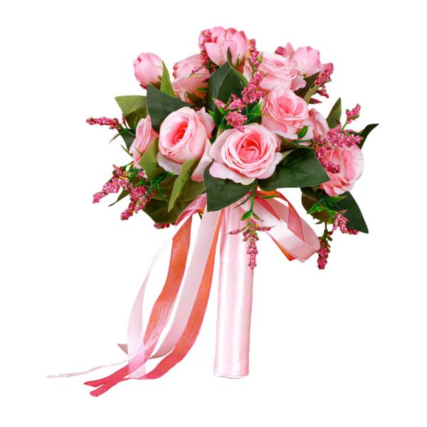 ブライドメイドホールディング造花テーブルセンターピースフェイクバラブライドメイドブーケウェディングハンドブーケギフトセレモニーパーティー用