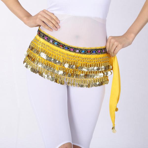 ベリーダンス ヒップ スカーフ ラップ ベリーダンス ヒップベルト キラキラ服 スパンコール タッセル スカート パフォーマンス、ダンサー、