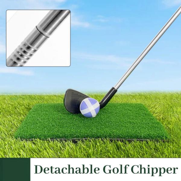 ゴルフチッパー ゴルフウェッジ ポータブル 軽量 メタルシャフト 右利き ゴルフチッピング 練習クラブ ゴルフサンドウェッジ 初心者向け 親