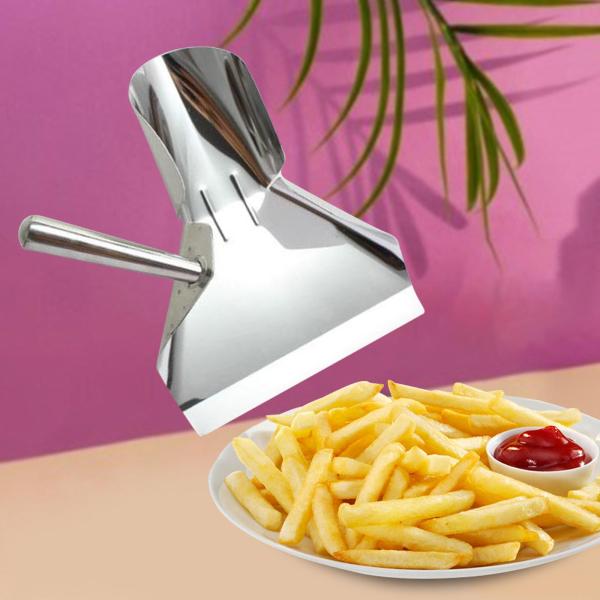 フレンチフライスクープ チップスクープ キッチンガジェット 滑り止めハンドル 多機能ポップコーンスクープ キャンディー ポップコーン ナッツ