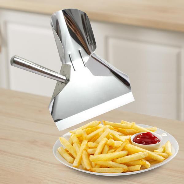 フレンチフライスクープ チップスクープ キッチンガジェット 滑り止めハンドル 多機能ポップコーンスクープ キャンディー ポップコーン ナッツ