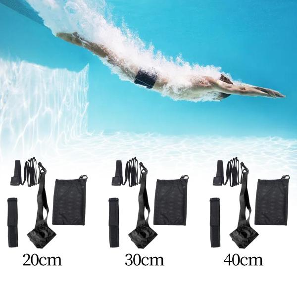 水泳パラシュート水泳抵抗ベルト、トレーニング補助具 2.5 メートルパラシュート水泳筋力トレーニングアスリート用品