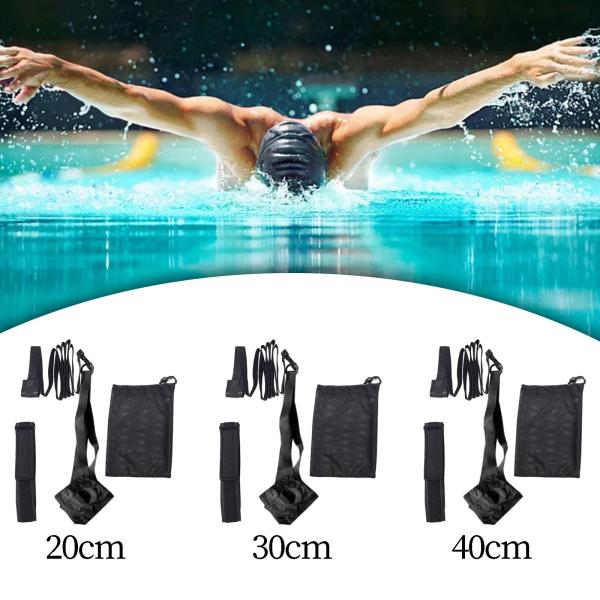 水泳パラシュート水泳抵抗ベルト、トレーニング補助具 2.5 メートルパラシュート水泳筋力トレーニングアスリート用品