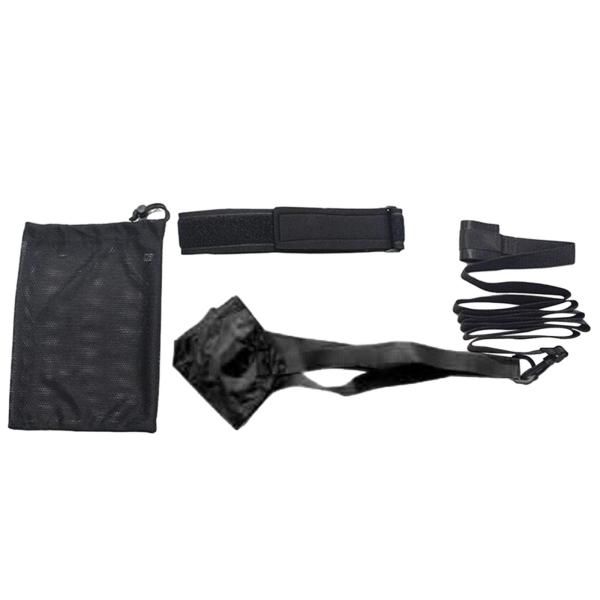 水泳パラシュート水泳抵抗ベルト、トレーニング補助具 2.5 メートルパラシュート水泳筋力トレーニングアスリート用品