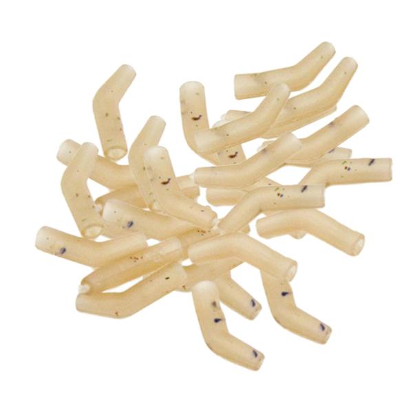 30 個釣りフックショートラインアライナーヘアリグラインアライナースリーブ鯉釣りフックキッカー川釣り淡水用