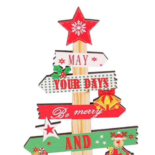 クリスマス木製デスクトップオーナメントクリスマスホームデコレーション、パーティー用品DIYクラフトデスクトップオーナメント、ホリデーホーム用