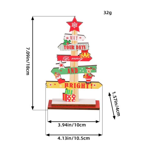 クリスマス木製デスクトップオーナメントクリスマスホームデコレーション、パーティー用品DIYクラフトデスクトップオーナメント、ホリデーホーム用