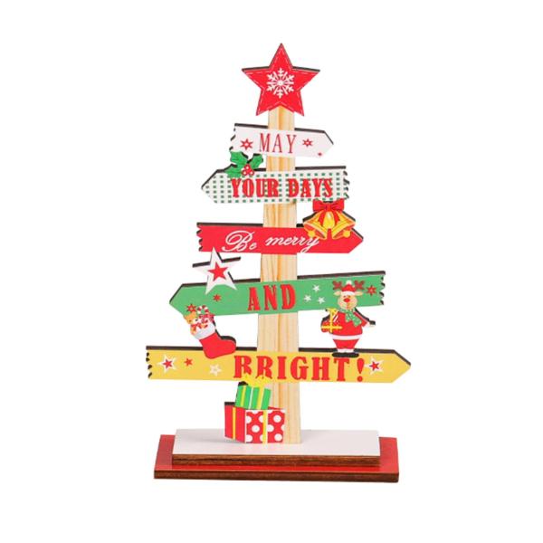 クリスマス木製デスクトップオーナメントクリスマスホームデコレーション、パーティー用品DIYクラフトデスクトップオーナメント、ホリデーホーム用