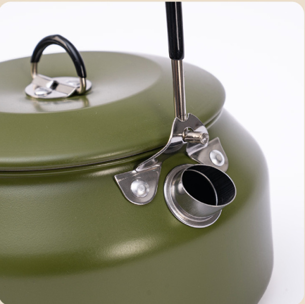 やかん 1L  ステンレス スチール やかん アウトドアやかん 直火対応 一人暮らし ヤカン 調理器具 キッチン 軽量ポータブルキャンピングケトル