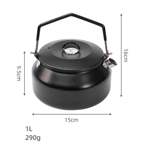 やかん 1L  ステンレス スチール やかん アウトドアやかん 直火対応 一人暮らし ヤカン 調理器具 キッチン 軽量ポータブルキャンピングケトル