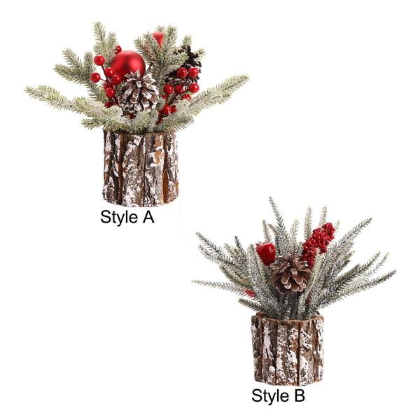 卓上クリスマスツリー クリスマスギフト クリスマスオーナメント 人工クリスマスツリー クリスマスホリデー、農家、窓用