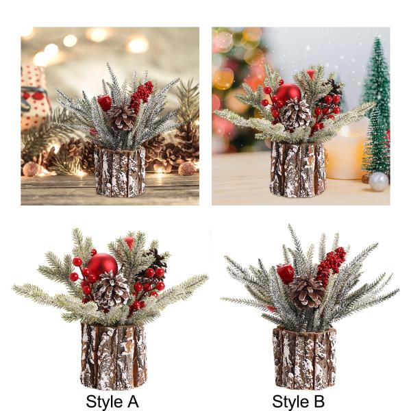 卓上クリスマスツリー クリスマスギフト クリスマスオーナメント 人工クリスマスツリー クリスマスホリデー、農家、窓用