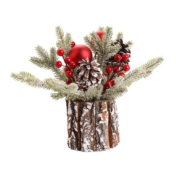 卓上クリスマスツリー クリスマスギフト クリスマスオーナメント 人工クリスマスツリー クリスマスホリデー、農家、窓用