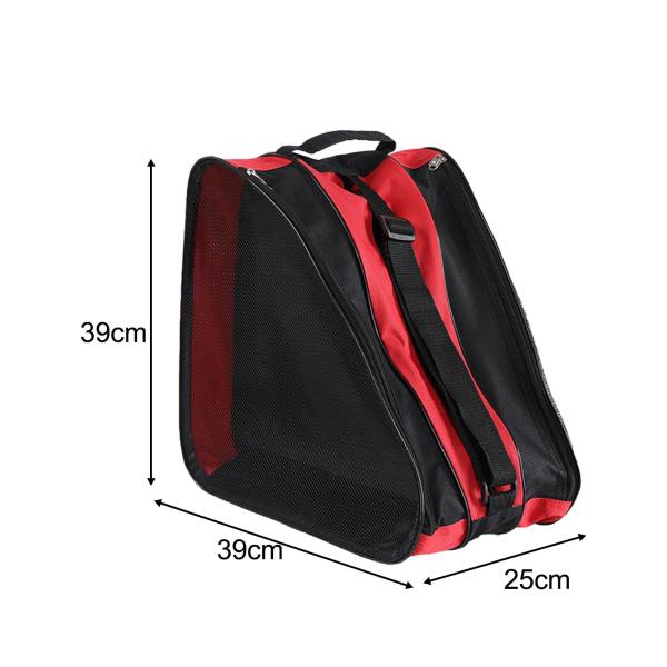 ローラースケートバッグ通気性ポータブルアイススケートバッグケーススケートシューズバッグ