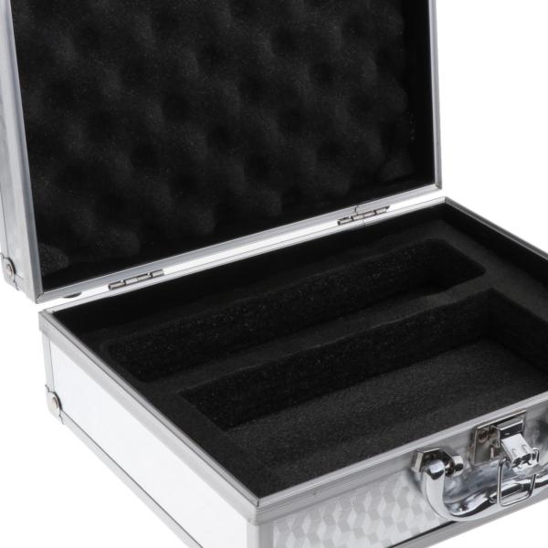 マイクキャリングケース マイクバッグ EVA 内部ハードシェル 耐久性のあるダイスフォーム 旅行 外出スタジオ用 ハードシェルキャリングケー