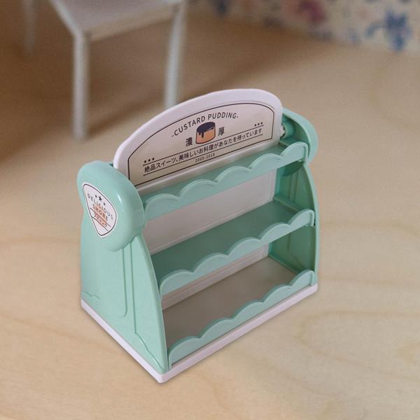 1:12 ドールハウス陳列棚 DIY スナックショーラック フェアリーガーデンマイクロ風景用