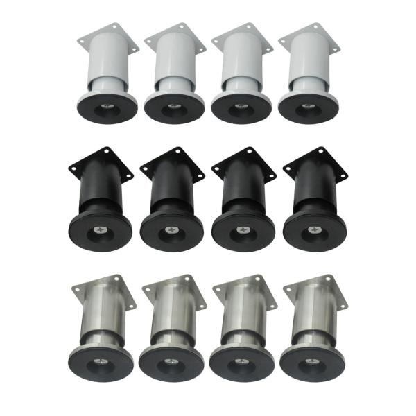 4x キャビネットフットレッグ 高さ調節可能 丈夫で取り付け簡単 家具脚ベッドレッグサポートフィート 靴キャビネットドレッサー用