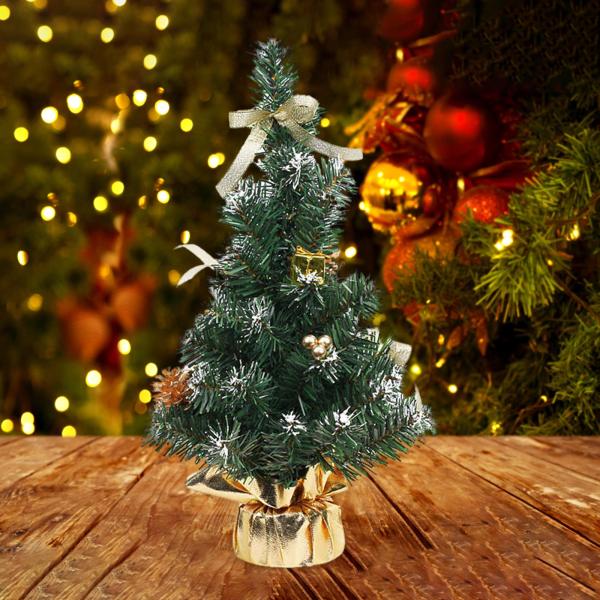40 センチメートルミニクリスマスツリーミニクリスマスツリー人工クリスマスツリークリスマスオーナメントバーテーブルフェスティバルパーティーの