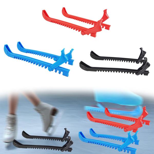 2 個アイススケートスケートブレードプロテクターシューズガード実用的なカバー保護ケース