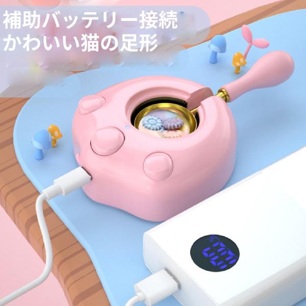 シーリングワックス用 スプーン ワックス炉  シーリングスタンプ用品 電気炉 シーリングスタンプ 封蝋 封筒用 補助バッテリー接続 溶解 封蝋用品