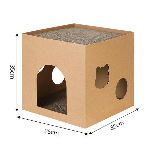 キャットハウス爪とぎ、ダンボールベッド、ペット用品アクセサリー