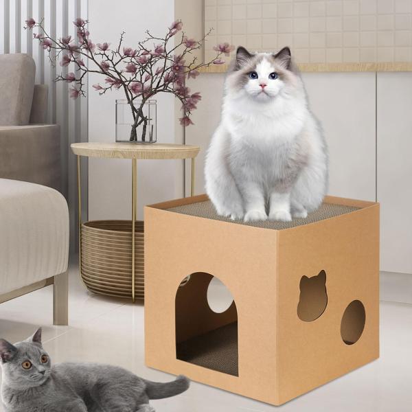 キャットハウス爪とぎ、ダンボールベッド、ペット用品アクセサリー