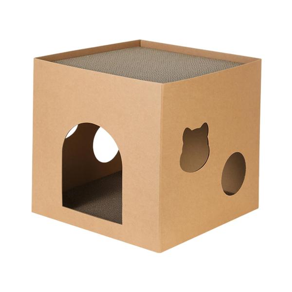 キャットハウス爪とぎ、ダンボールベッド、ペット用品アクセサリー