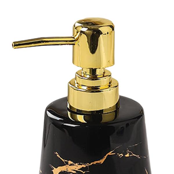 ポンプ ソープ ディスペンサー 液体ハンドソープ ディスペンサー スタイリッシュでエレガントな頑丈なセラミック バスルーム液体容器 詰め替え