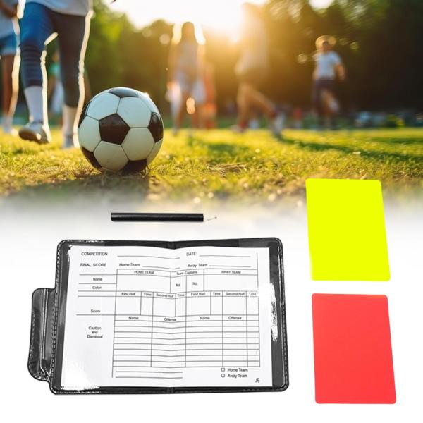 サッカー審判カードセット審判カード審判カードサッカーアウトドアスポーツサッカー学校競技用の赤と黄色のカード