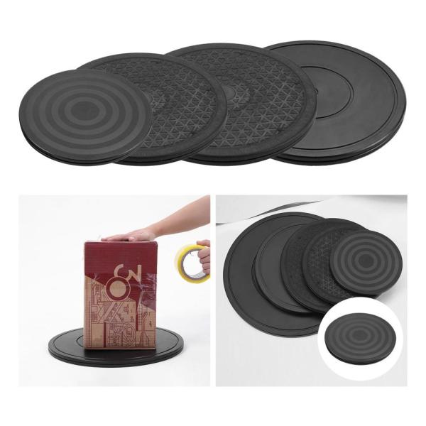 レイジースーザンターンテーブルオーガナイザーターンテーブルディスプレイスタンド360度滑り止め柔軟な回転スタンドモデル工芸品キャビネット用