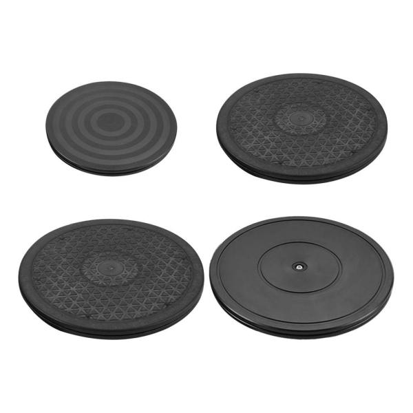 レイジースーザンターンテーブルオーガナイザーターンテーブルディスプレイスタンド360度滑り止め柔軟な回転スタンドモデル工芸品キャビネット用