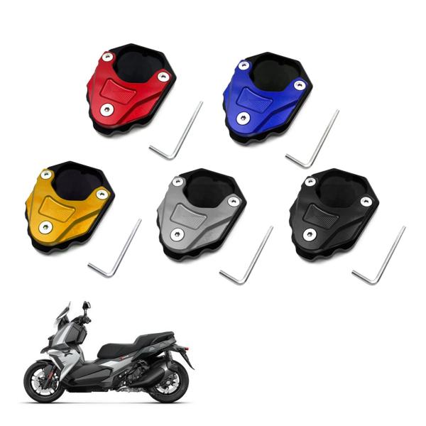 オートバイサイドスタンドフットパッド レンチアクセサリー付き C400GT  2019-2021用 簡単に取り付けられ、耐久性のある