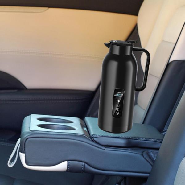 ケトル湯沸かし器、トラベルケトル、LCDディスプレイスクリーン、大容量ヒーター加熱ケトル、屋外ロードトリップ用