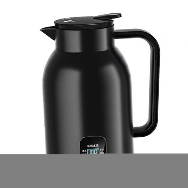 ケトル湯沸かし器、トラベルケトル、LCDディスプレイスクリーン、大容量ヒーター加熱ケトル、屋外ロードトリップ用