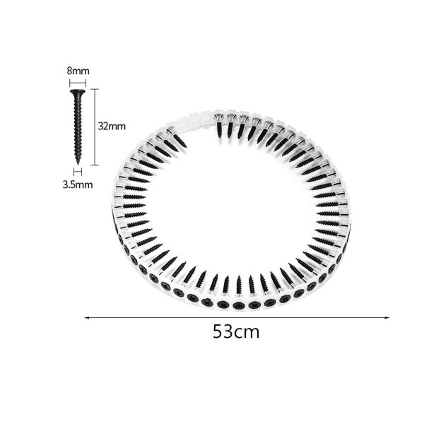 照合乾式壁ねじ 32 ミリメートル x 3.5 ミリメートル木工アクセサリー並目ねじ