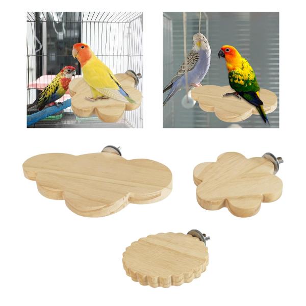 鳥止まり木スタンドラックオウムプラットフォーム木製遊びおもちゃ支店のおもちゃスナネズミラットコニュアラブバードリス小動物用