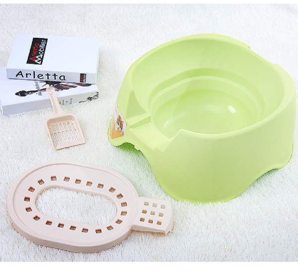 猫トイレオープントップペットトイレトレイ便器 におい対策 砂の飛び散ら防止 掃除簡単 猫用品 おしゃれ 収納