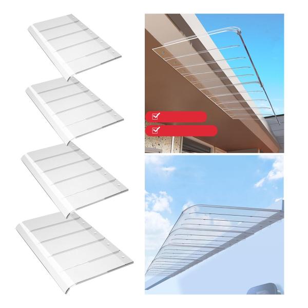 窓キャノピードアキャノピーサンシェードシェルター透明壁取り付け窓日よけ屋外