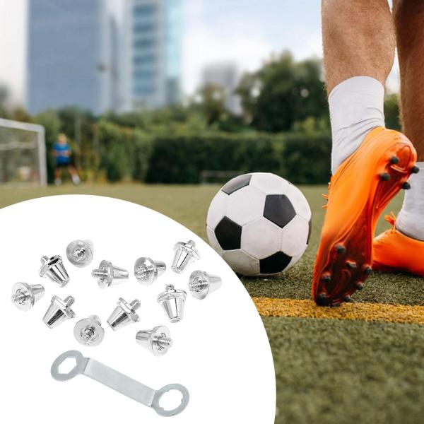 12x サッカーブーツスパイクサッカーシューズスパイクユニバーサルアンチスリップラグビーシューズスタッド屋内屋外スポーツアスレチックスニーカ