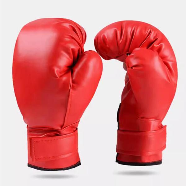 2 ペア ボクシング グローブ PU レザー ハンドガード パンチ ミット パンチング グローブ スパーリング グローブ ワークアウト サン